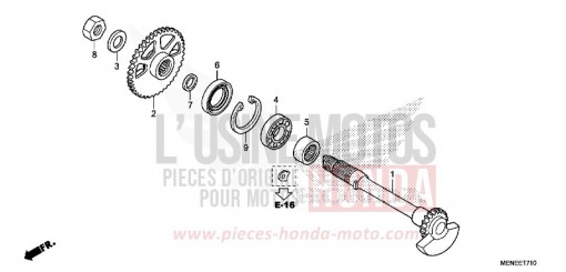 BALANCIER CRF450RG de 2016